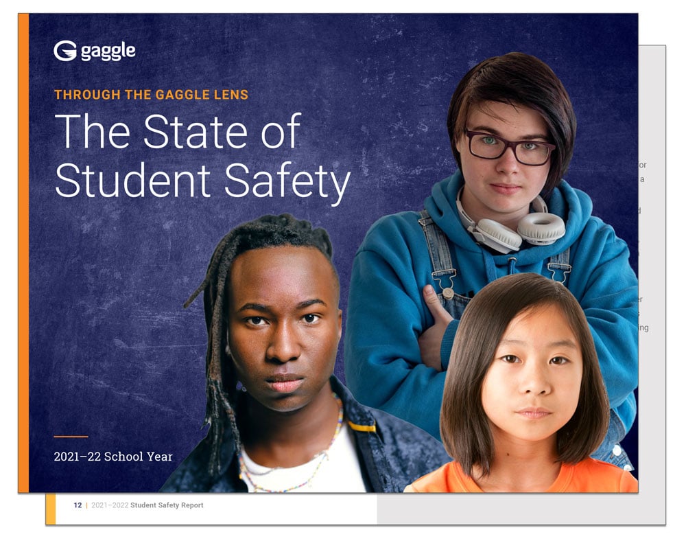 Through the Gaggle Lens: The State of Student Safety cover of report